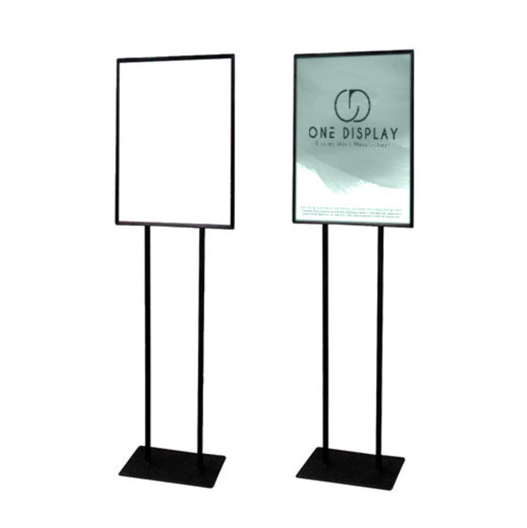 Bulletin Sign Holder - FSH-102-B – One Display